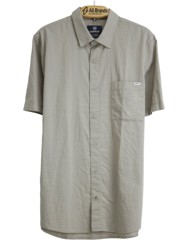 Image for Men's Textured Chemise,Khaki