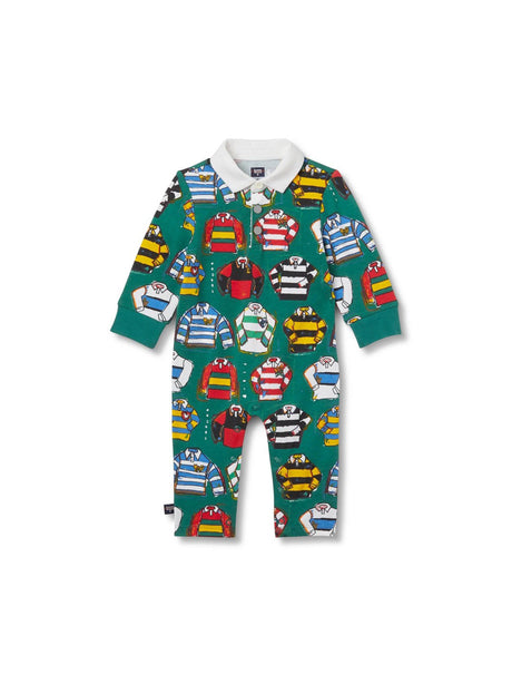 Image for Kids Boy's Graphic Printed Jumpsuit,Green