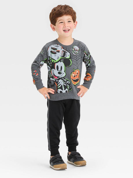 Image for Kids Boy's Graphic Printed Top,Dark Grey