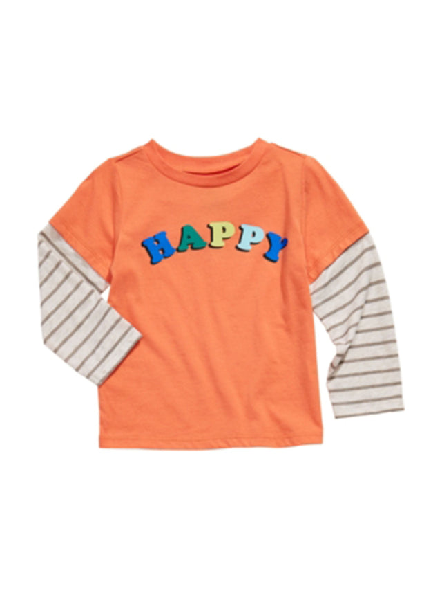 Image for Kids Boy's Printed Top,Orange