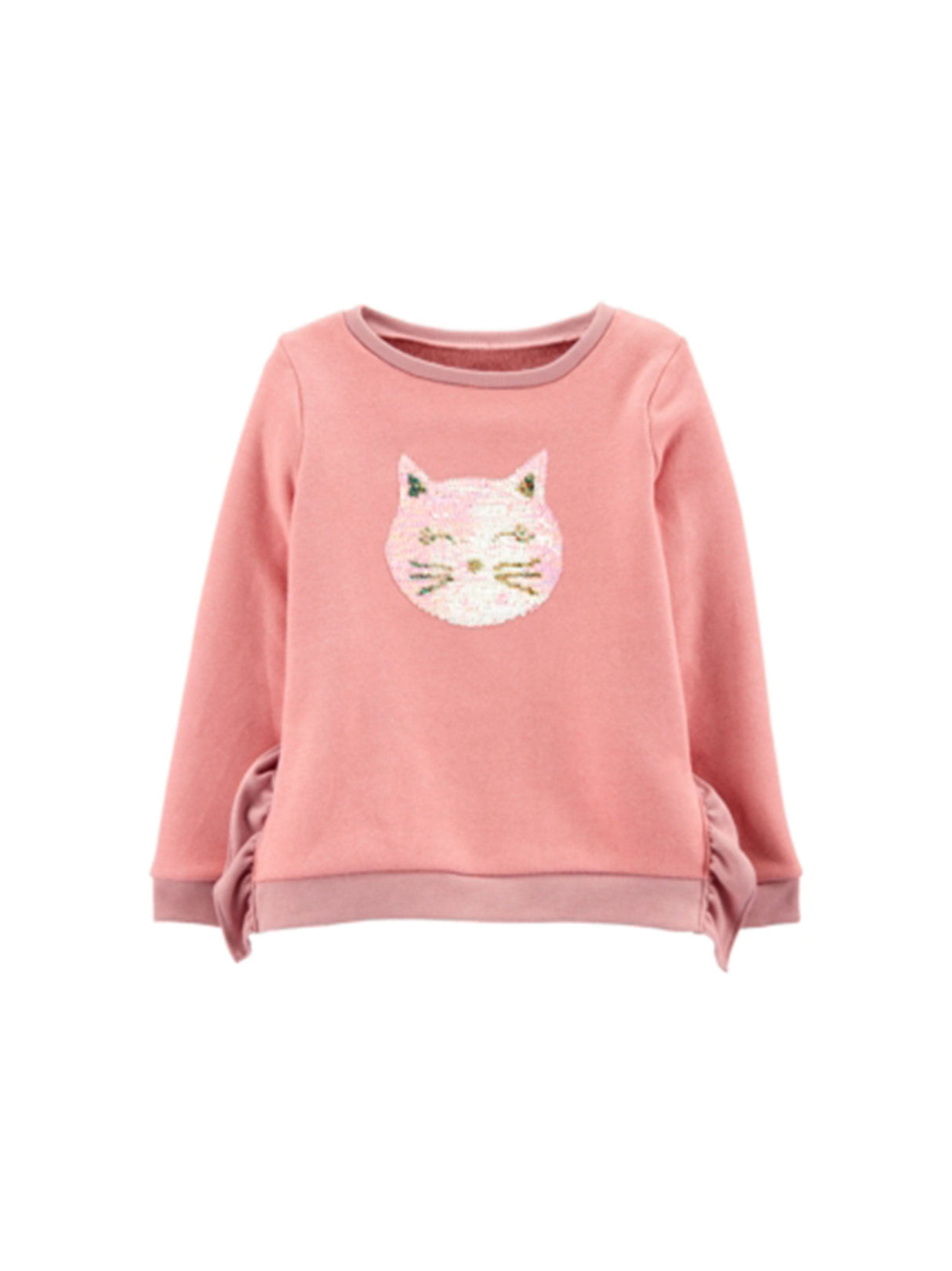 Image for Kids Girl's Sequined Sweatshirt,Pink