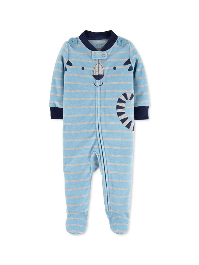 Image for Kids Boy's Striped Jumpsuit,Light Blue