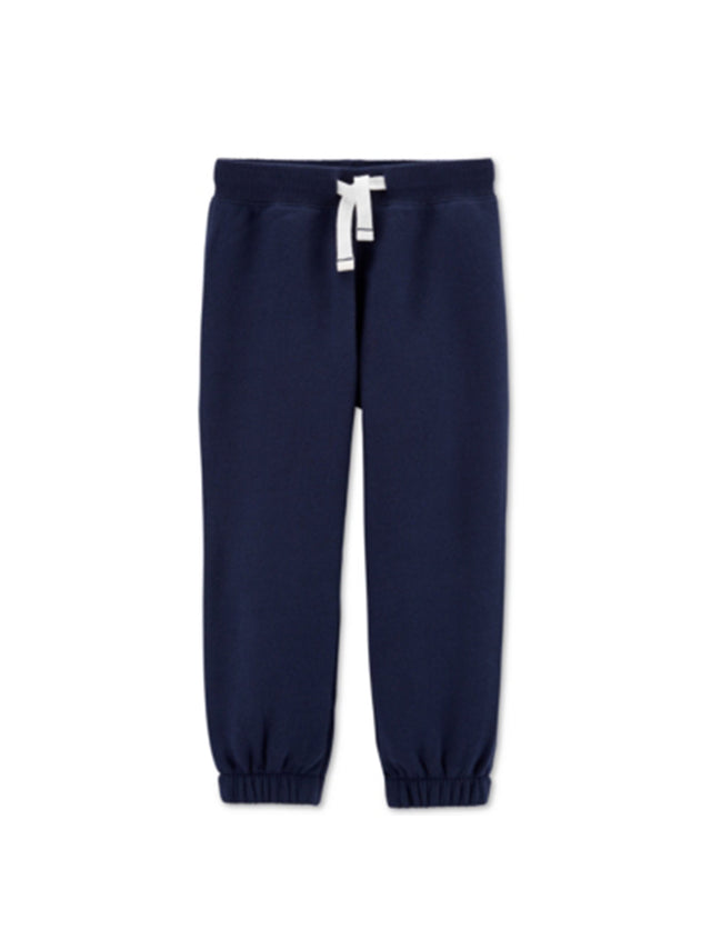 Image for Kids Boy's Plain Solid Fleece Pant,Navy