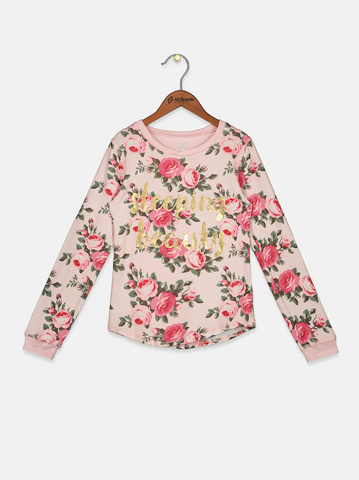 Image for Kids Girl's Floral Top,Pink