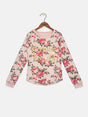 Image for Kids Girl's Floral Top,Pink