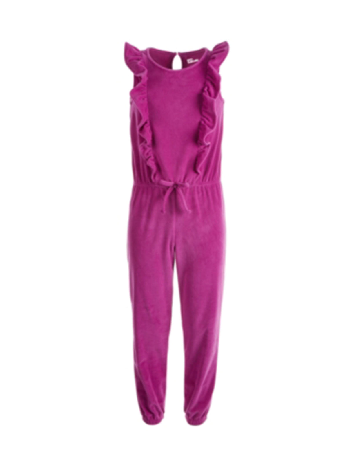 Image for Kids Girl's Plain Solid Jumpsuit,Purple