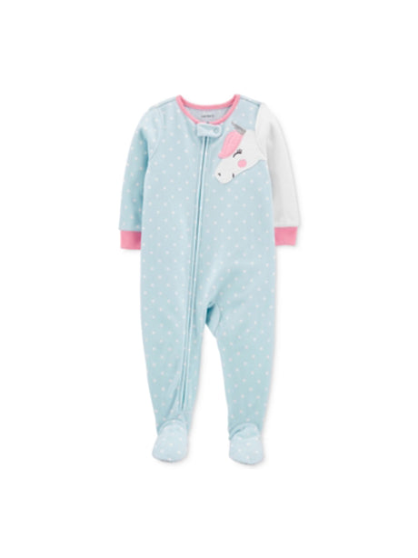 Image for Kids Girl's Graphic Embroidered Jumpsuit,Light Blue