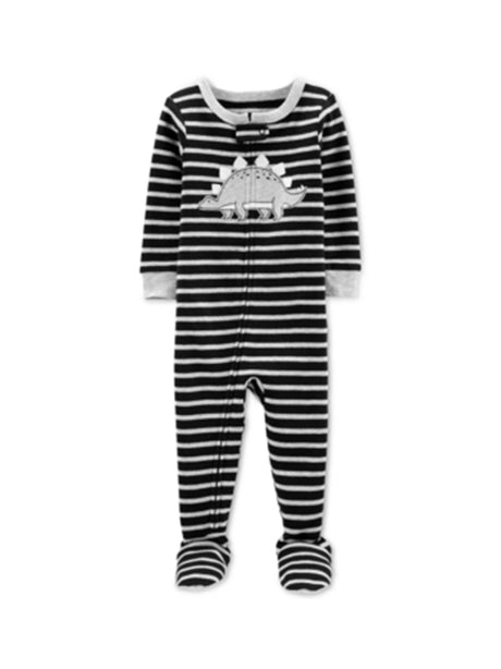 Image for Kids Boy's Graphic Embroidered Striped Jumpsuit,Black