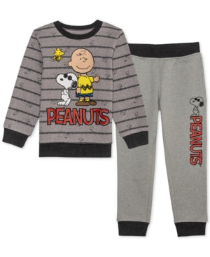 Image for Kids Boy's 2 Pcs Sweatshirt & Joggers Set,Grey