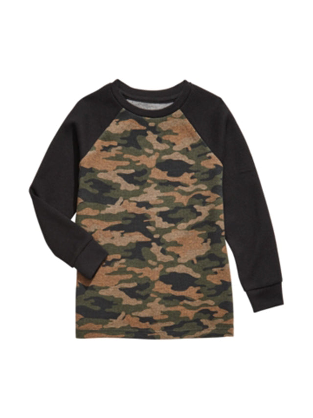 Image for Kids Boy's Camo Printed Top,Olive