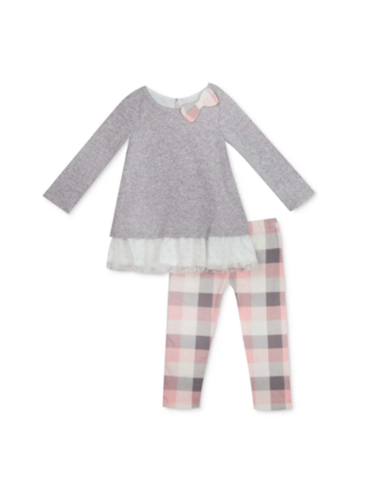 Image for Kids Girl's Textured Top & Bottom Set,Multi