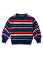 Image for Kids Girl's Striped Sweater,Multi