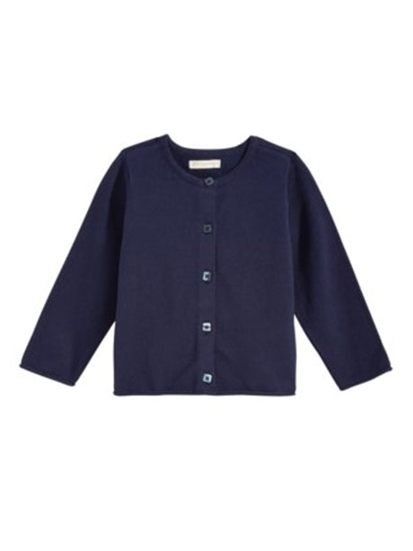 Image for Kids Girl's Plain Solid Cardigan,Navy