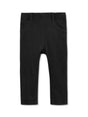 Image for Kids Girl's Plain Solid Jeggings,Black