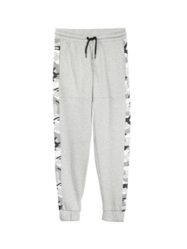 Image for Kids Boy's Camo Printed Joggers,Light Grey