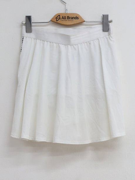 Image for Women's Plain Solid Sport SKort,White
