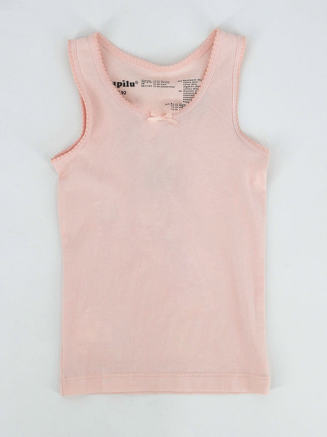 Image for Kids Girl's Plain Solid Tank Top,Light Pink