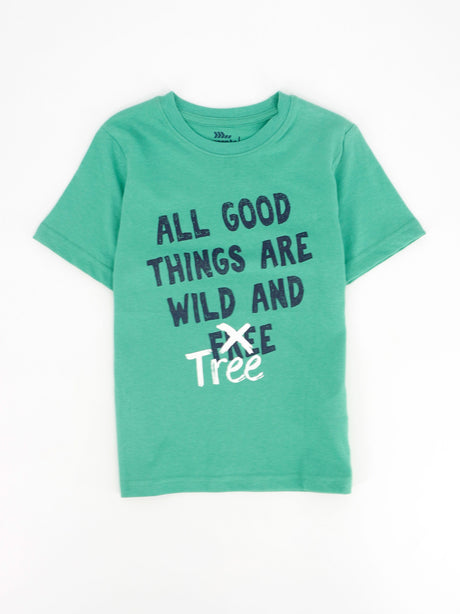 Image for Kids Girl Graphic Printed T-Shirt,Green