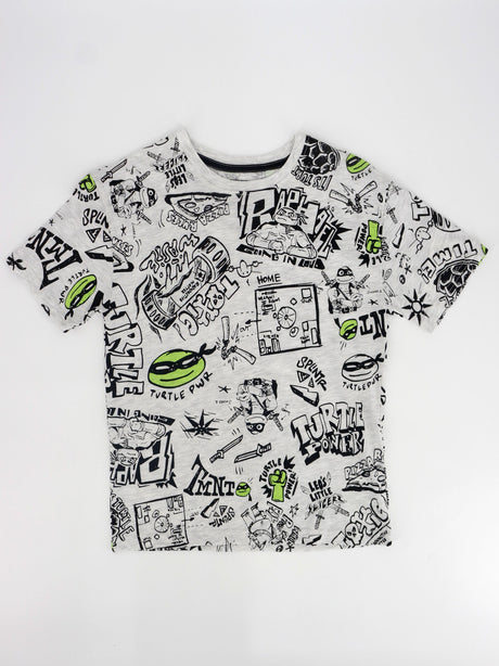 Image for Kids Boy's Graphic Printed T-Shirt,Light Grey