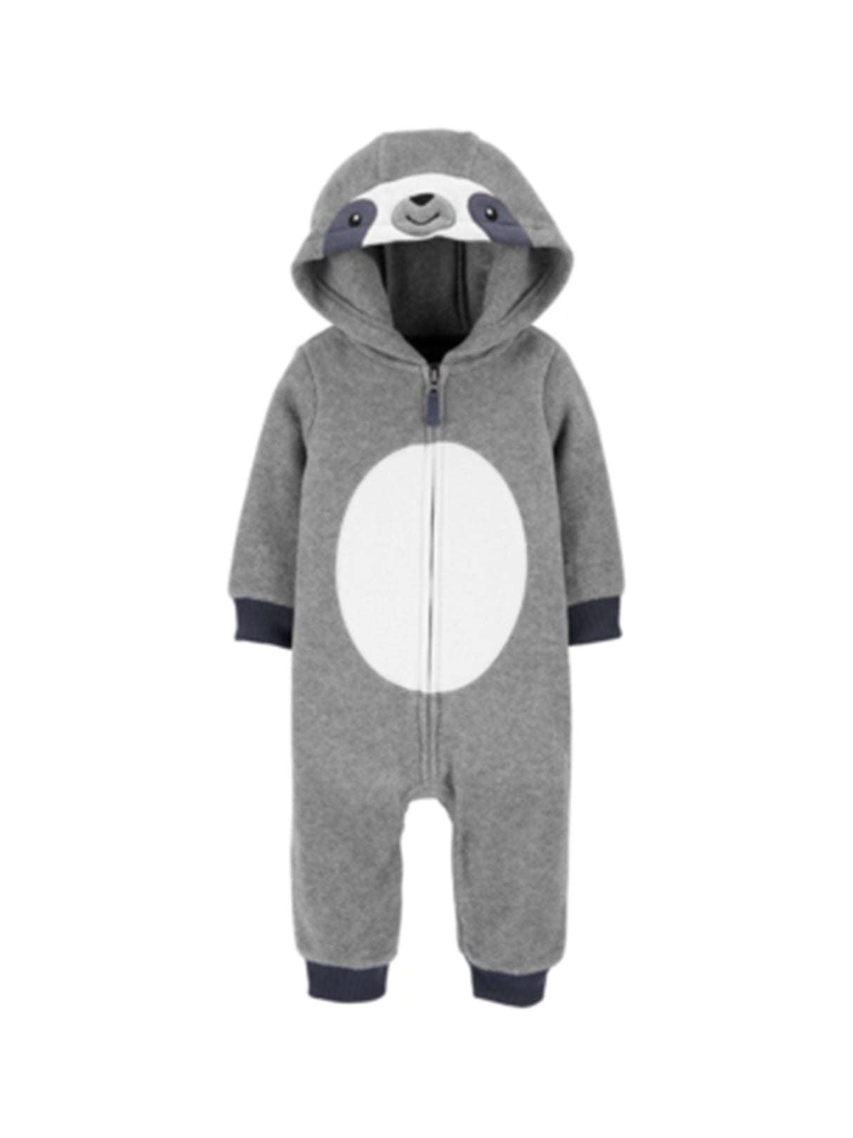 Image for Kids Boy's Graphic Embroidered Jumpsuit,Grey