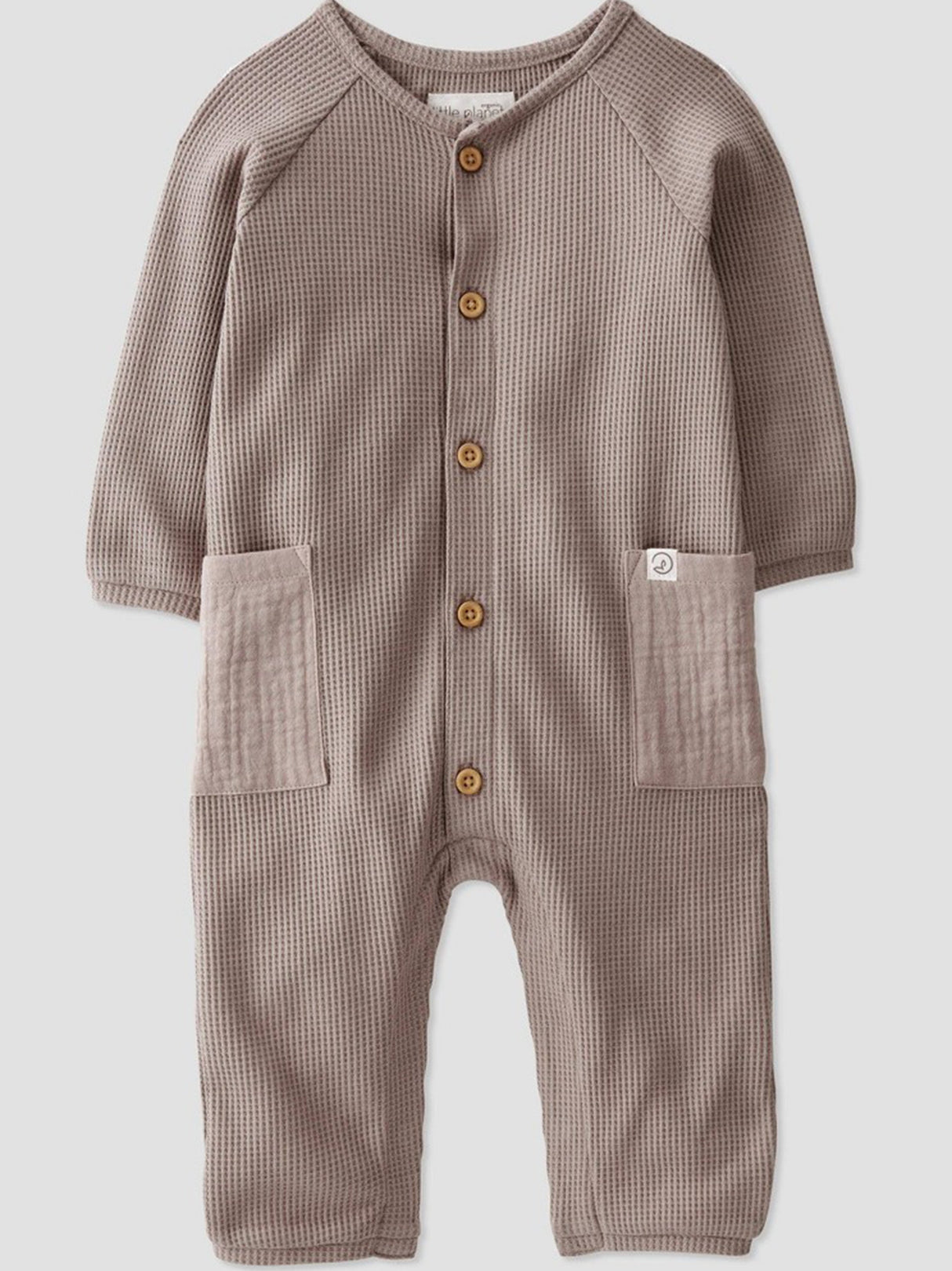 Image for Kids Girl's Textured Jumpsuit,Beige