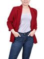 Image for Women's Plain Blazer,Red