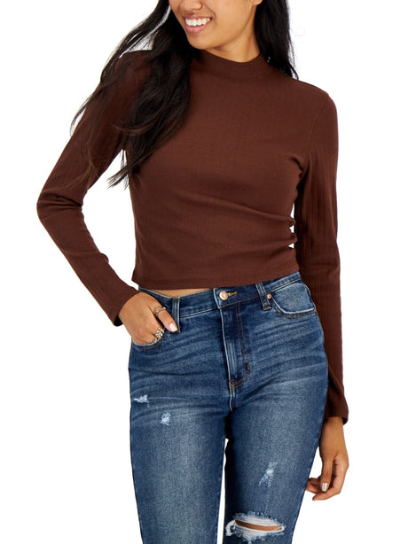 Image for Women's Ribbed Top,Brown