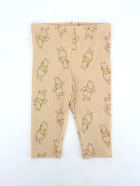 Image for Kids Girl's Graphic Printed Ribbed Legging,Yellow