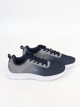 Image for Men's Brand Logo Printed Running Shoes,Navy/Grey