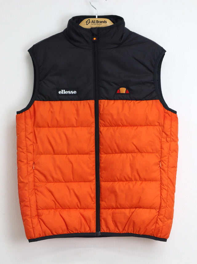 Image for Men's Colorblocked Vest,Orange/Black