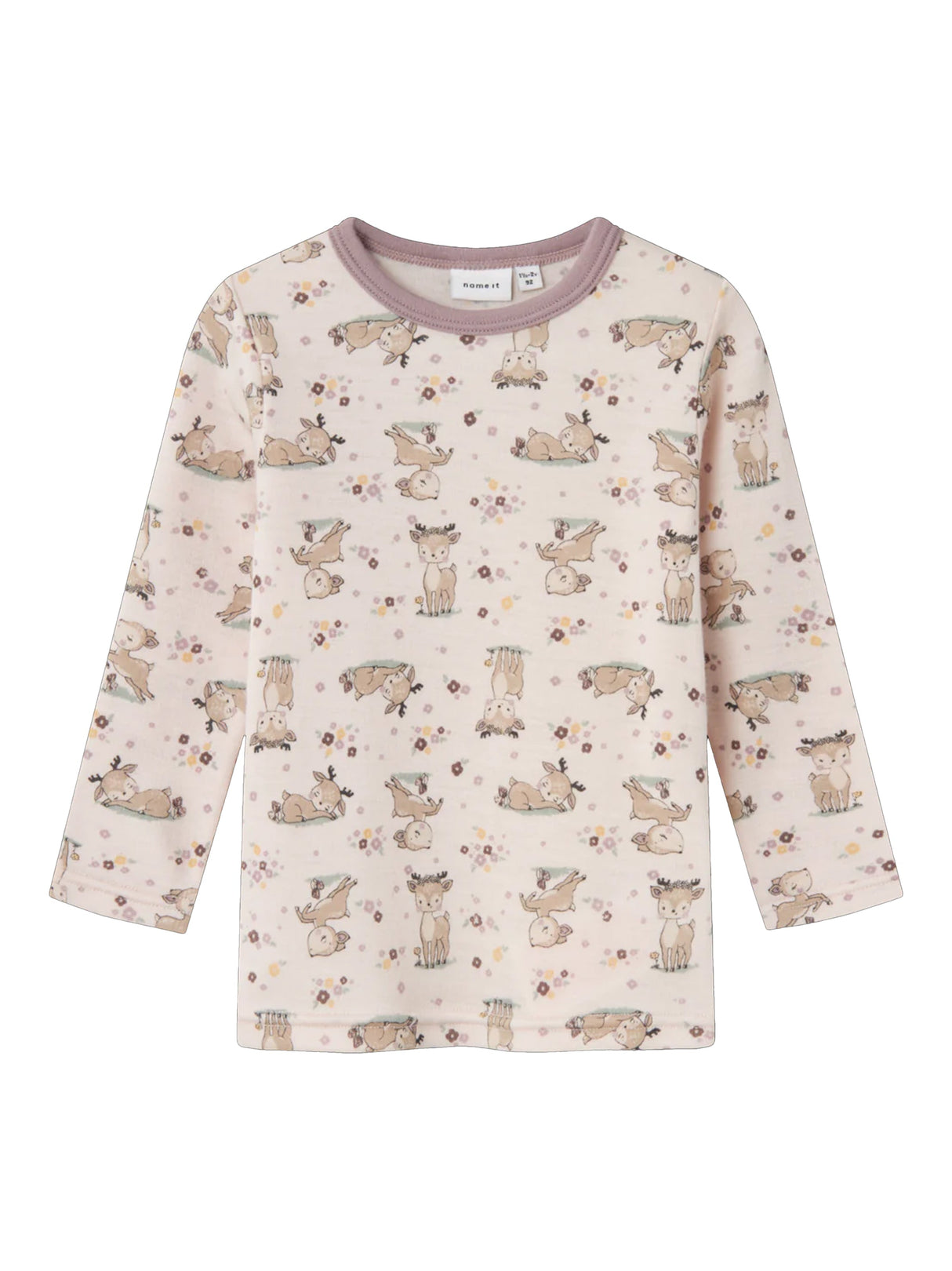 Image for Kids Girl's Graphic Printed Top,Light Beige