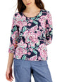 Image for Women's Floral Printed Top,Multi