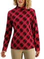 Image for Women's Plaid Top,Red