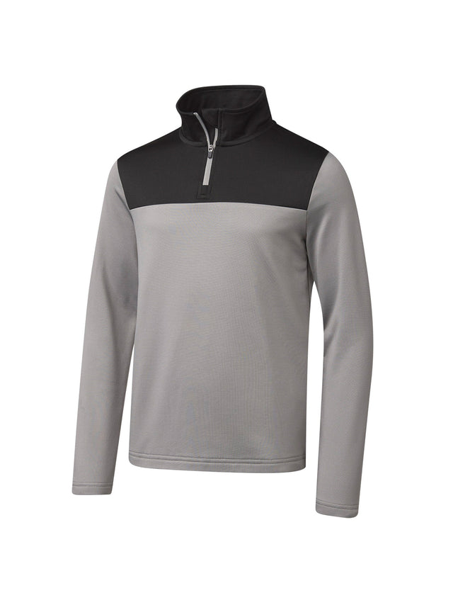 Image for Kids Boy's Colorblock Thermal Sport Top,Grey/Black