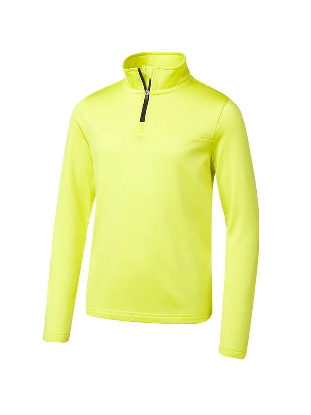 Image for Kids Boy's Plain Solid Thermal Sport Top,Yellow