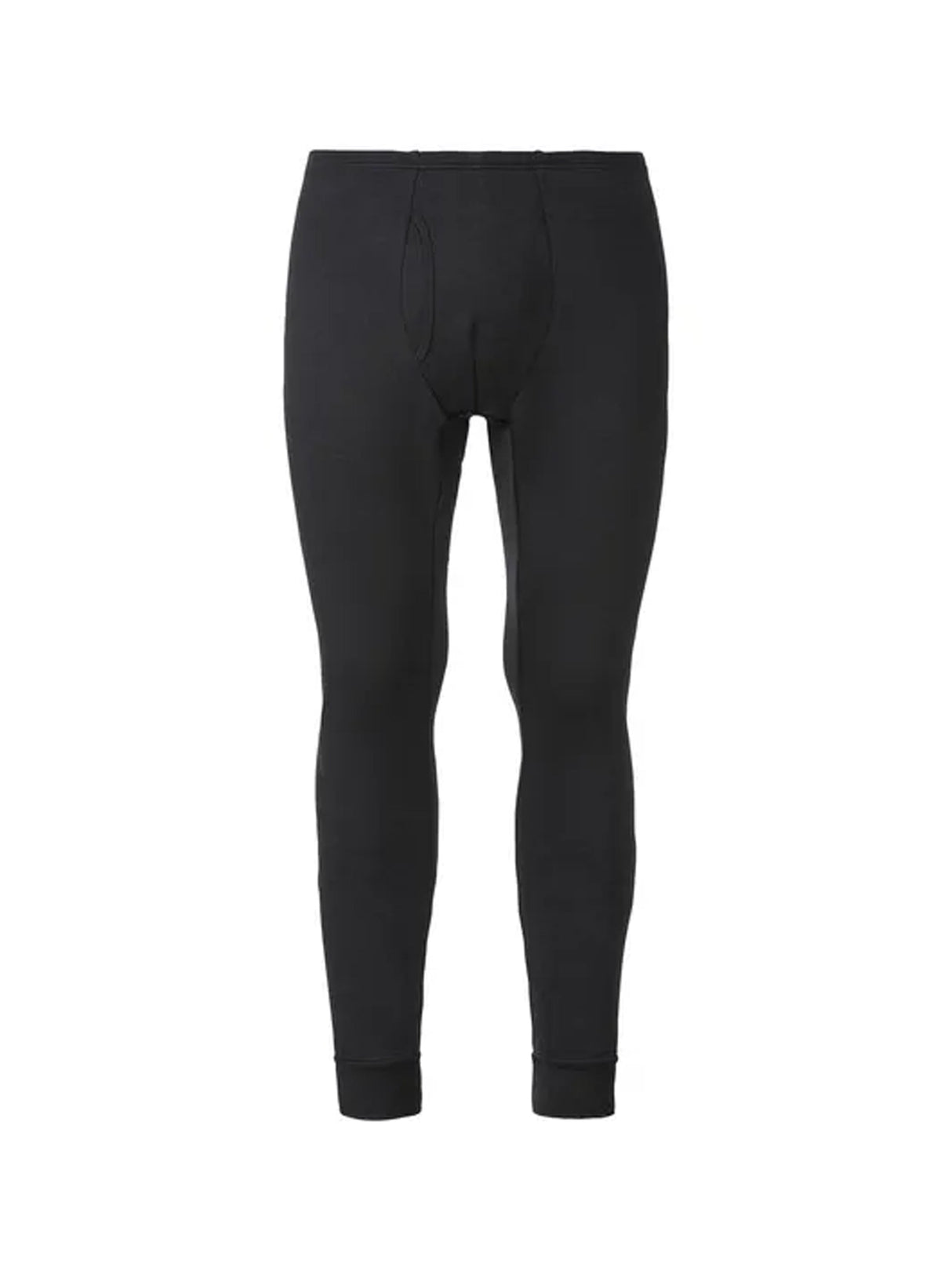 Image for Men's Plain Solid Thermal Sleepwear Pant,Black