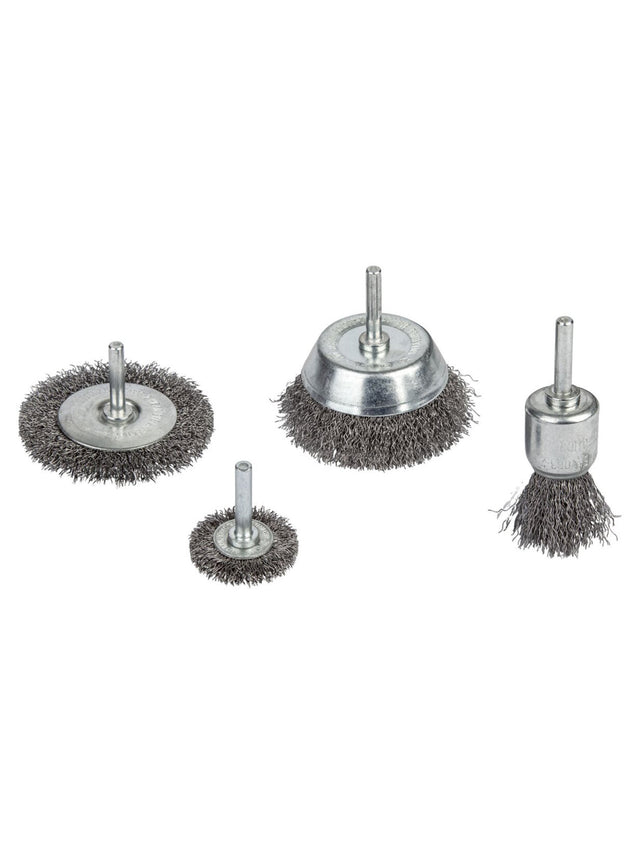 Image for 4 Pcs Wire Brush Set