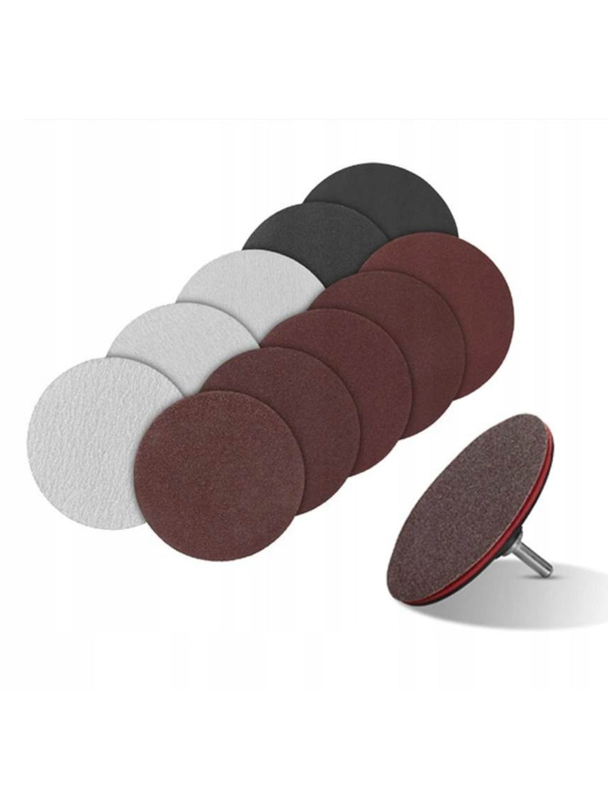 Image for 10 Pcs Sandpaper Disc Set