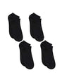 Image for Men's 4 Pair Plain Solid Thick Socks,Black