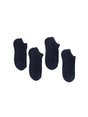 Image for Men's 4 Pair Plain Solid Thin Socks,Navy