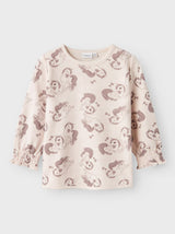 Image for Kids Girl's Graphic Printed Top,Light Beige