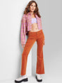 Image for Women's Plain Carduroy Pants,Orange