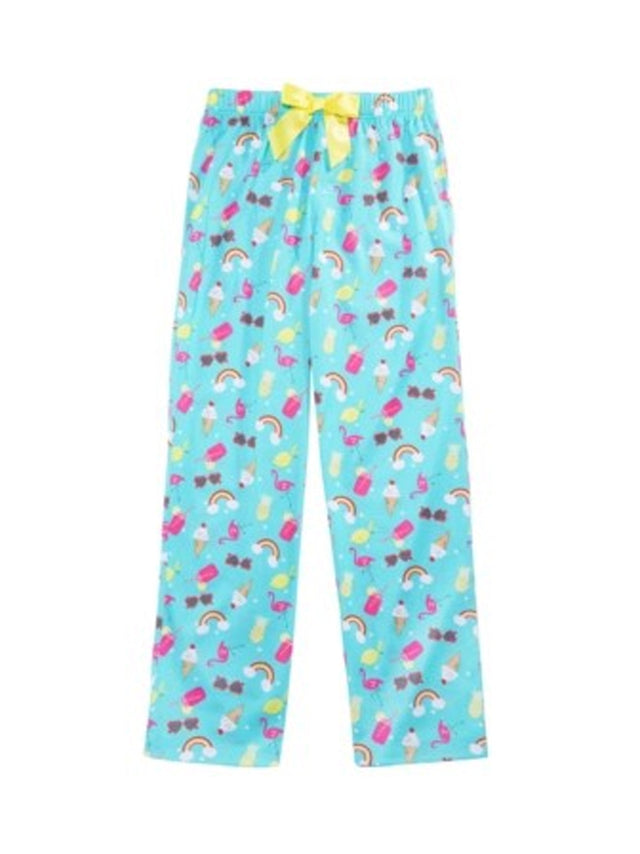 Image for Kids Girl's Graphic Printed Pajamas Pants,Blue