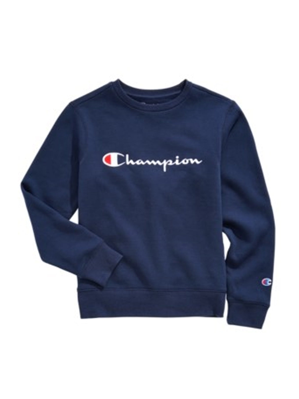 Image for Kids Boy's Brand Logo Embroidered Sweatshirt,Navy