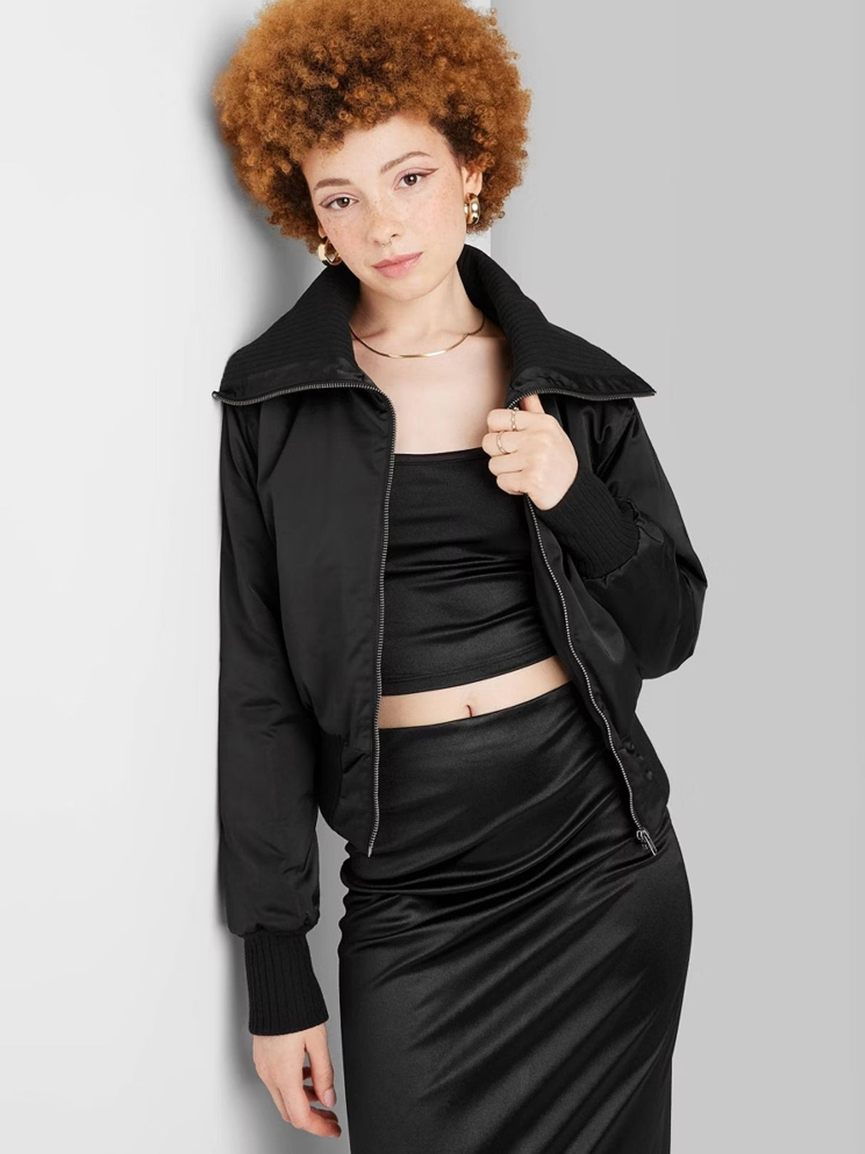 Image for Women's Plain Jacket,Black