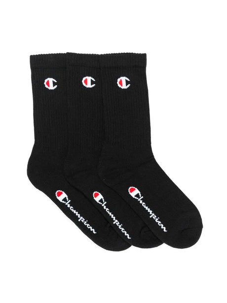 Image for Men's Cushioned Crew Socks,Black