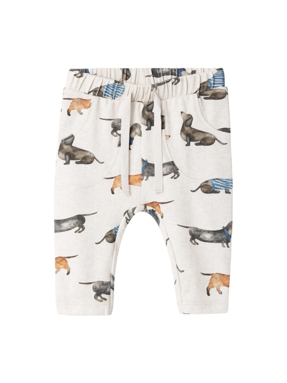 Image for Kids Boy's Graphic Printed Pants,Off White