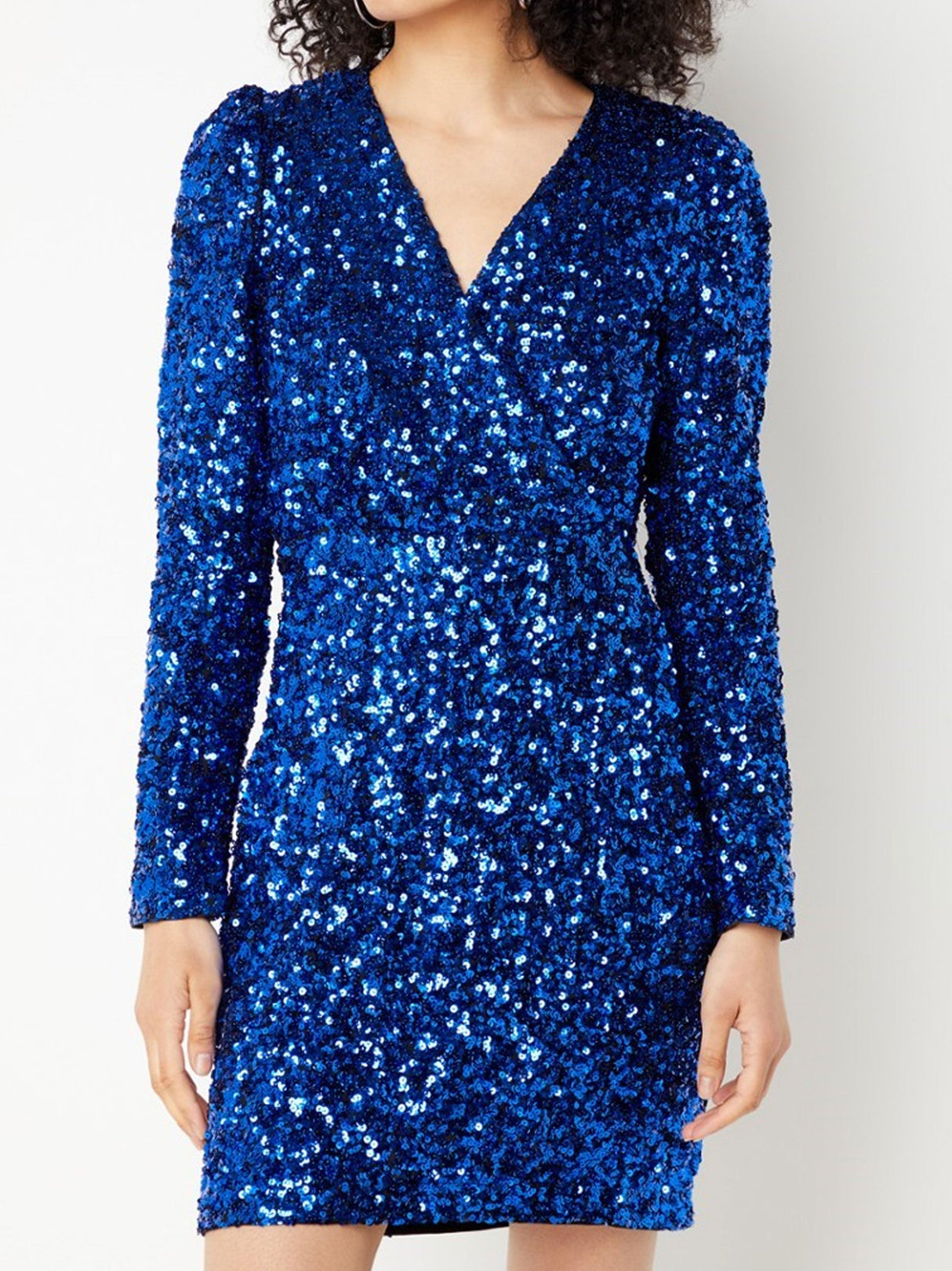 Image for Women's Sequined Dress,Blue