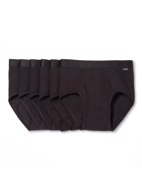 Image for Men's 6 Pcs Plain Briefs Set,Black