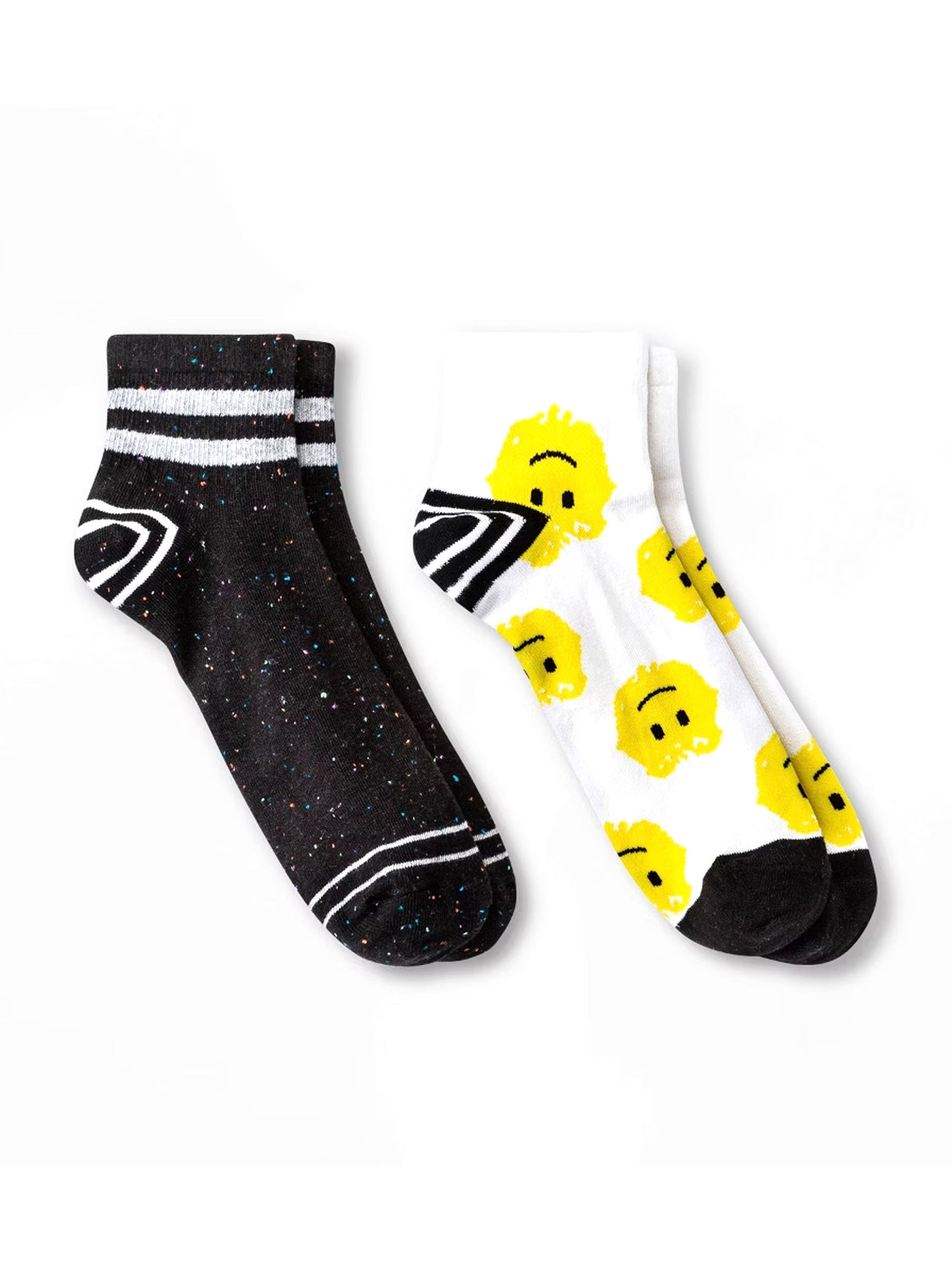 Image for Men's 2 Pairs Graphic Printed Socks,Multi